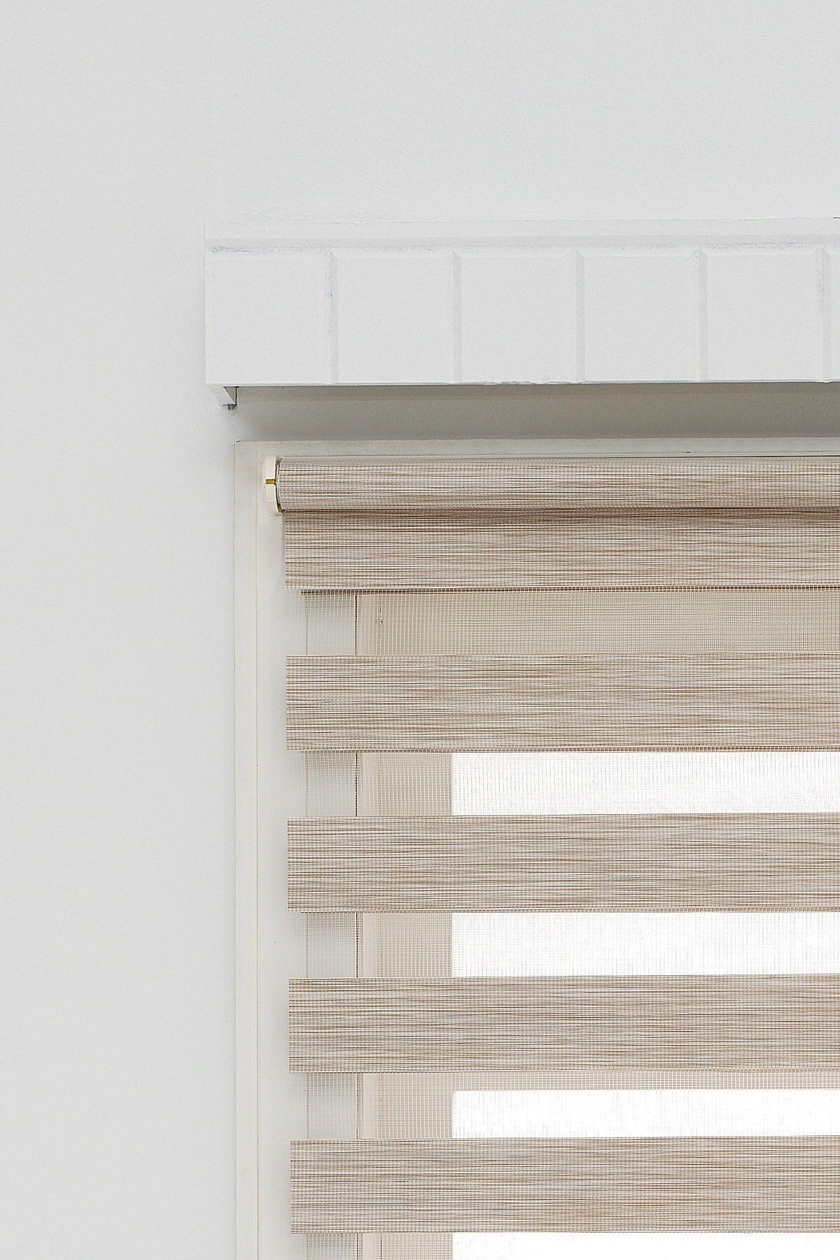 Bambu Raks Krem Zebra Perde