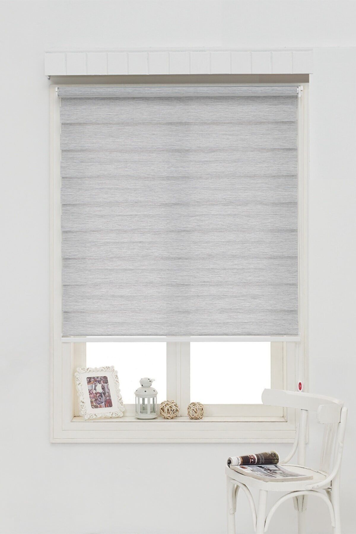 Bambu Raks Gri Zebra Perde